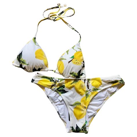 dolce gabbana lemon print swimmers|dolce and gabbana swimsuit.